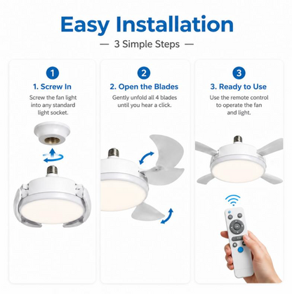 AirGlow™ Screw-In Ceiling Fan Light