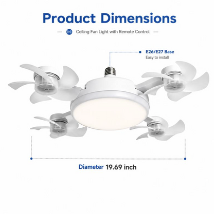 AirGlow™ Screw-In Ceiling Fan Light